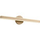 Drew & Jonathan Colt 1 Light 24 inch Satin Brass Bath Vanity Wall Light