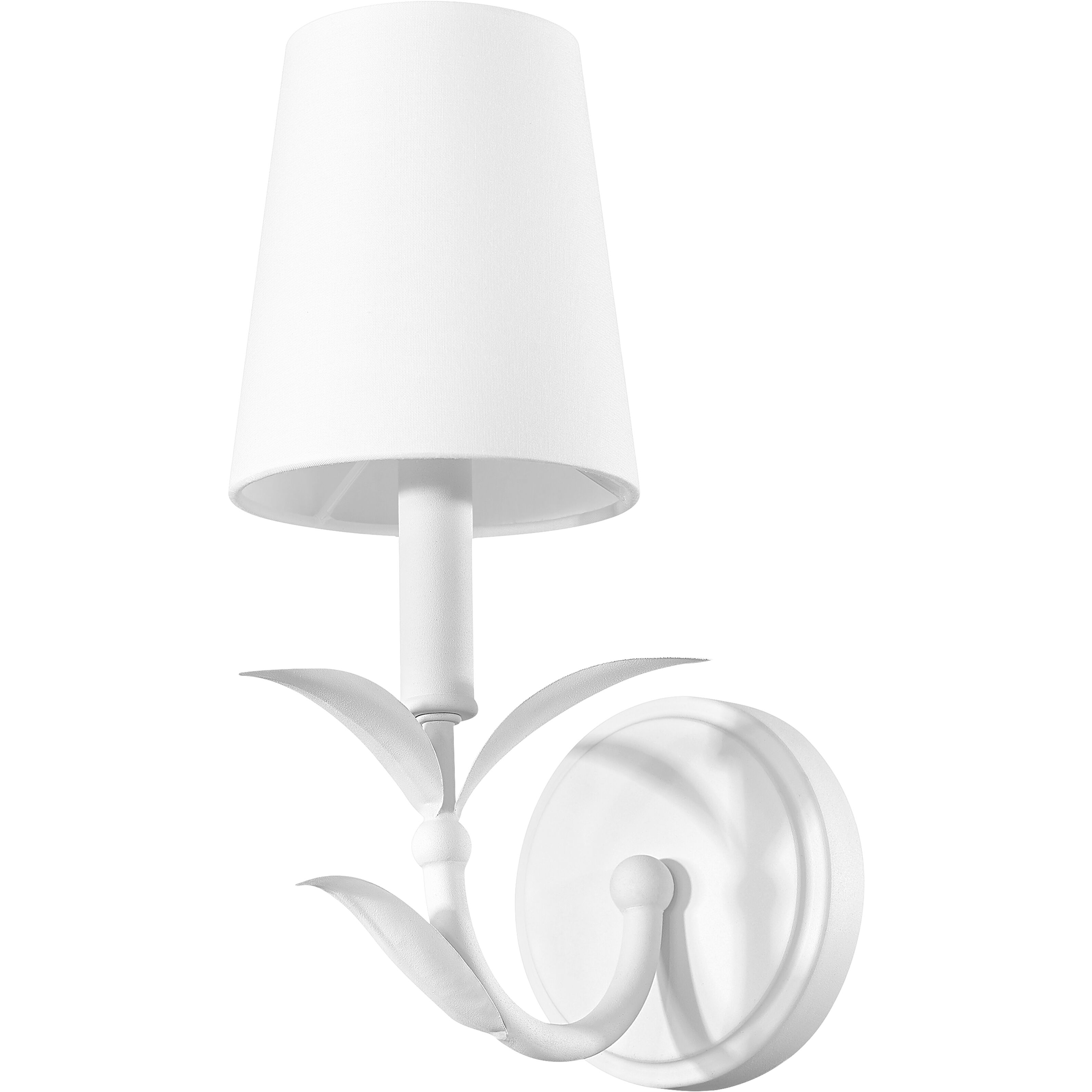 Aslin Wall Sconce Wall Light in Textured White