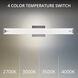 Straitaway LED 32 inch Brushed Nickel Bath Vanity & Wall Light in 2700K, dweLED