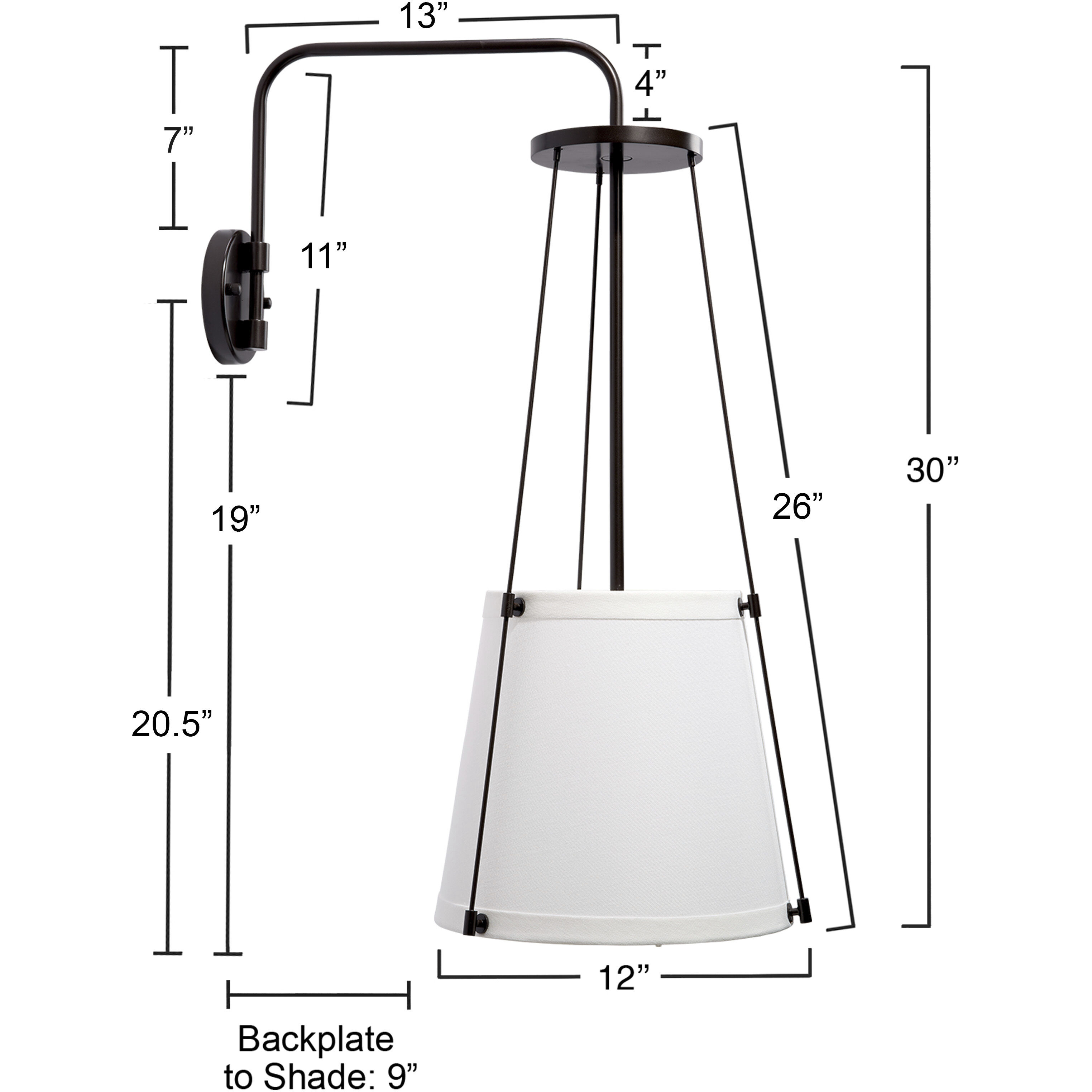 California 1 Light 12 inch Oil Rubbed Bronze Wall Sconce Wall Light