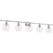 Collier 5 Light 47 inch Chrome Wall sconce Wall Light
