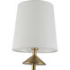 Alora Mood Bridgette 4 Light 29.5 inch Brushed Gold and White Linen Chandelier Ceiling Light in Linen Shade