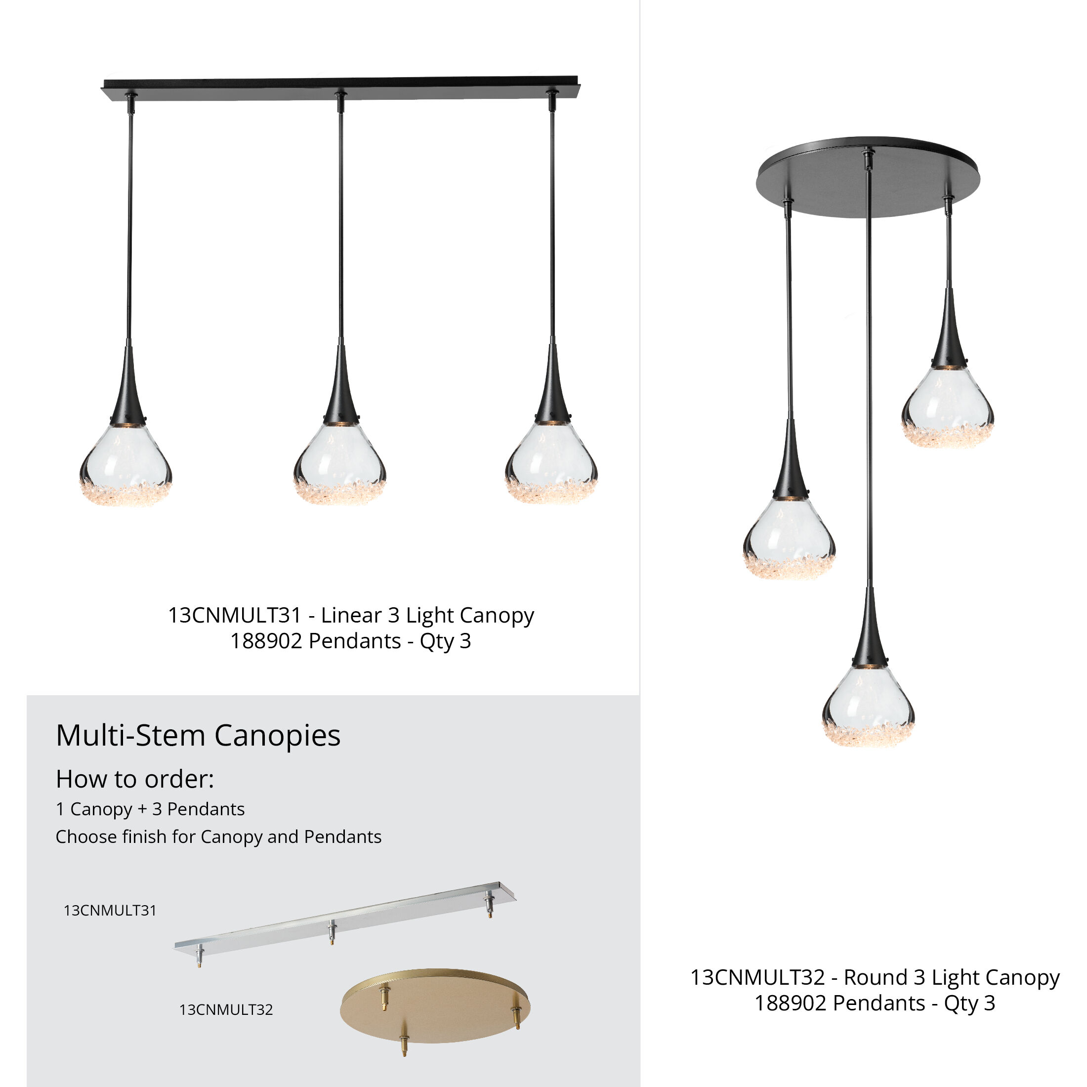 Fritz 1 Light 8.3 inch Modern Brass Mini Pendant Ceiling Light, Large