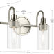 Kavi 2 Light 12.5 inch Brushed Nickel Vanity Light Wall Light