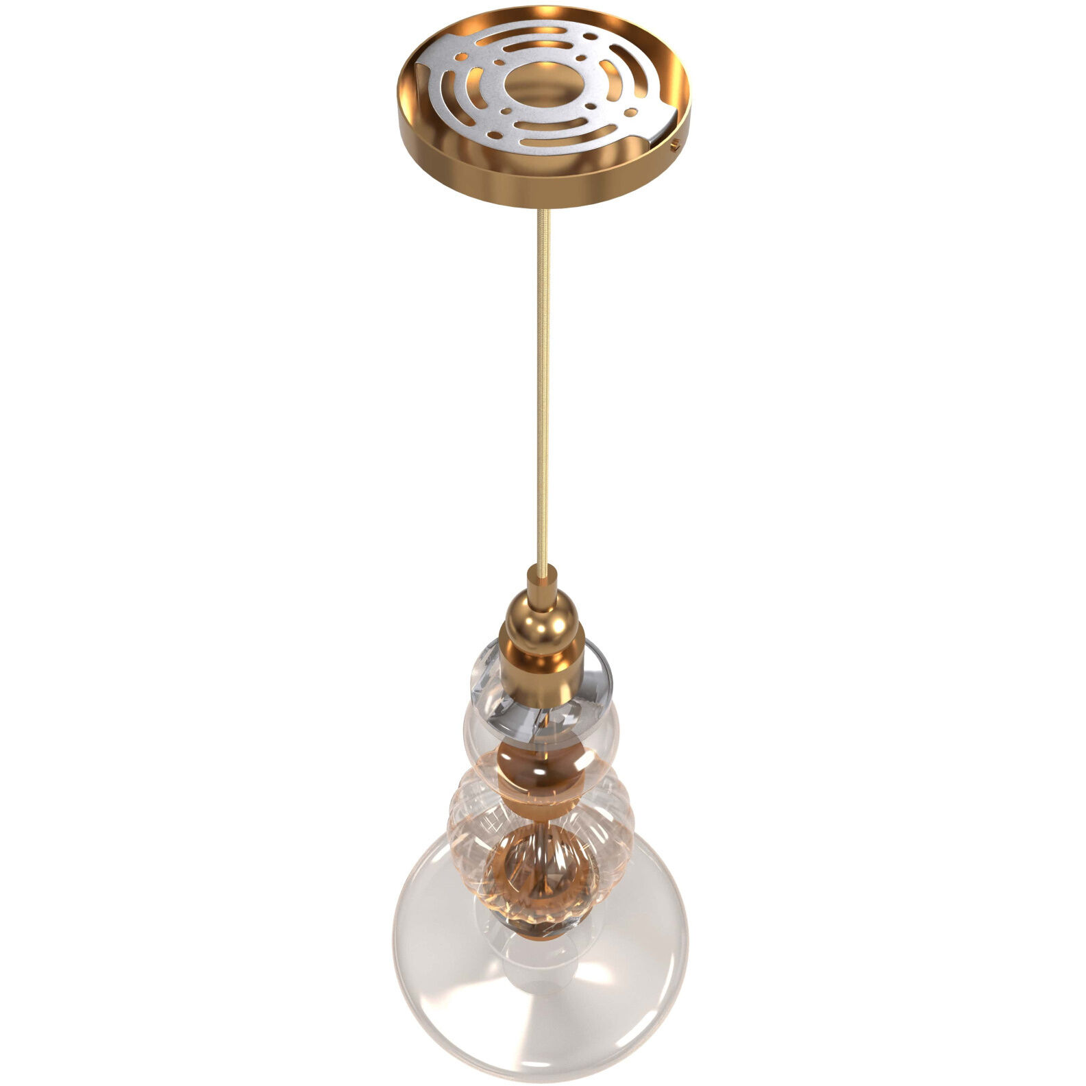Avra LED 9 inch Aged Brass Pendant Ceiling Light