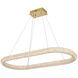 Bowen 1 Light 18 inch Satin Gold Chandelier Ceiling Light