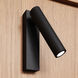 Haim LED 1.5 inch Textured Black ADA Wall Sconce Wall Light