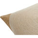 Eternity 18 X 18 inch Beige / Brown Accent Pillow