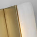 Kelly by Kelly Wearstler Linea Sconce Wall Light in Hand Rubbed Antique Brass