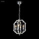 Lantern 4 Light 10 inch Silver Chandelier Ceiling Light