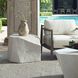 Parra 24 X 18 inch Natural Limestone Outdoor Side Table