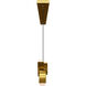 Moon LED 54 inch Brass Chandelier Ceiling Light