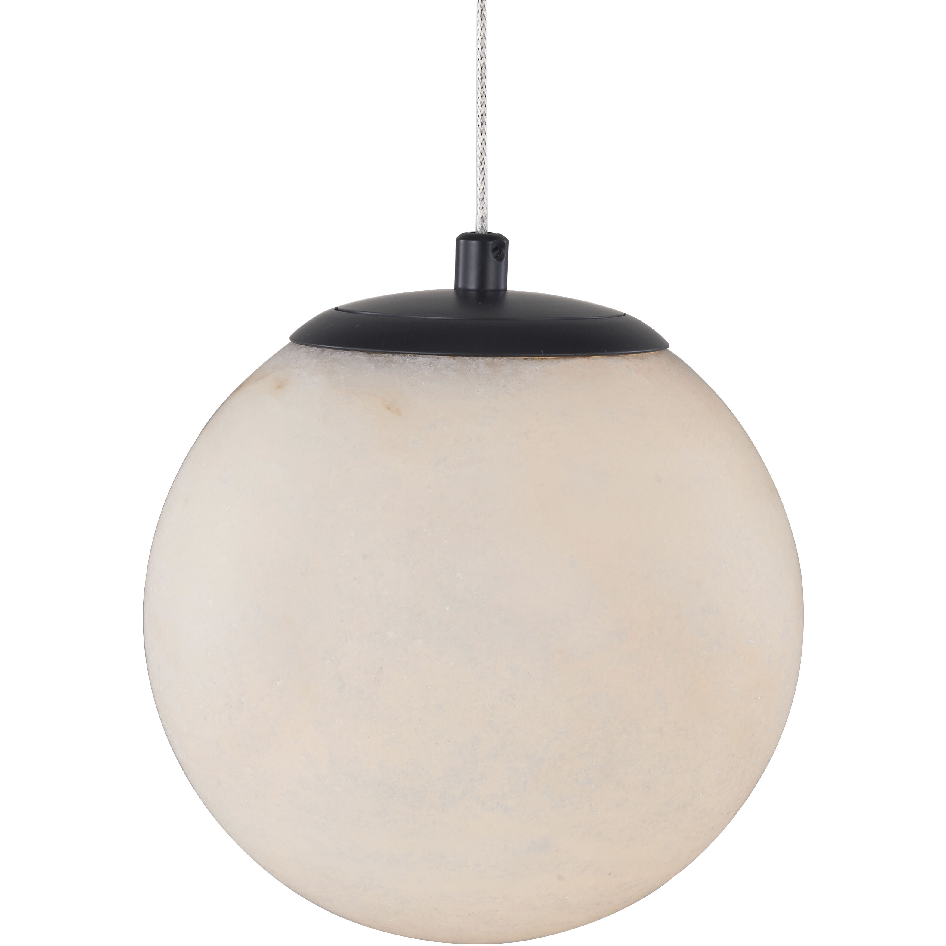 Stone LED 6 inch Matte Black Pendant Ceiling Light