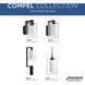 Compel 1 Light 14 inch Textured Black Outdoor Wall Lantern, Medium