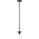 Lily 1 Light 4.75 inch Matte Black Pendant Ceiling Light