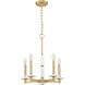 Kaden 5 Light 18 inch Modern Gold Chandelier Ceiling Light