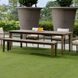 Forsyth 92 X 30.4 inch Weathered Dark Grey Wash Outdoor Dining Table