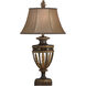 Castile 38 inch 150 watt Bronze Table Lamp Portable Light
