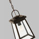 Founders 1 Light 7 inch Antique Bronze Outdoor Pendant