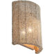 Copra 1 Light 10.2 inch Nickel Wall Sconce Wall Light