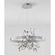 Canada LED 24 inch Chrome Chandelier Ceiling Light in 4000K