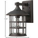 Freeport Outdoor Wall Mount Lantern in Oil Rubbed Bronze, Medium