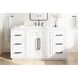 Chase 60 X 34 inch White Bathroom Vanity Cabinet