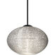 Lasso 1 Light Black Cord Pendant Ceiling Light