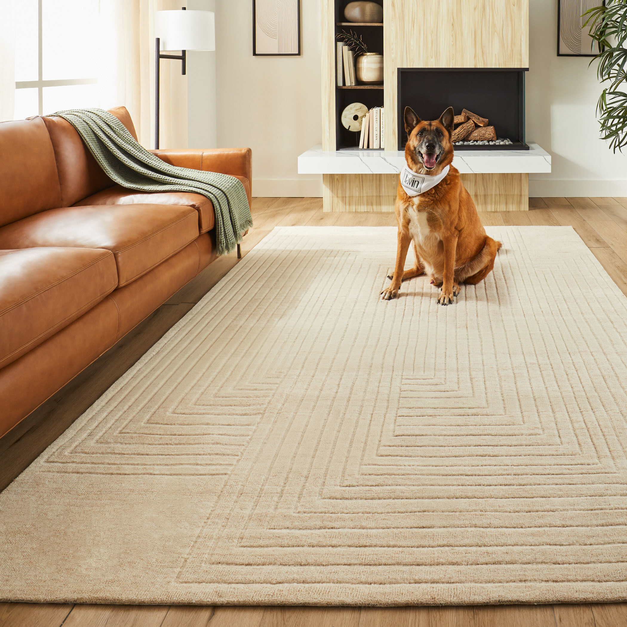 Kirti 36 X 24 inch Neutral Rug in 2 x 3