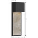 Norrin LED 21.25 inch Sand Coal Black Outdoor Wall Sconce