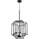 Torres 6 Light 16 inch Noir Pendant Ceiling Light