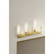 Wexmere 1 Light 4.5 inch Legacy Brass and Dark Matte Black Wall Sconce Wall Light