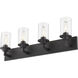 Savannah 4 Light 31.5 inch Bronze Vanity Wall Light
