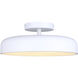 Zaria LED 18.25 inch White Chandelier Ceiling Light