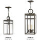 Open Air Porter 1 Light 7.5 inch Oil Rubbed Bronze Outdoor Hanging Lantern in Non-LED, Estate Series