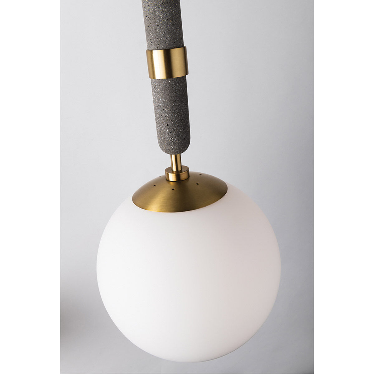 Brielle 1 Light 10 inch Aged Brass Pendant Ceiling Light