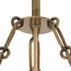 Decora 3 Light 24 inch Smoke and Antique Brass Chandelier Ceiling Light
