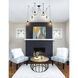 Tomaso 6 Light 28 inch Black Multi Light Pendant Ceiling Light