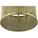 Basetti 4 Light 15 inch Gold Convertible Pendant Ceiling Light