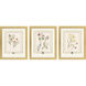 Garden Study Green and Pink and Multi and Yellow Framed Art