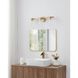 Bedminster 3 Light 24 inch Champagne Gold Vanity Light Wall Light