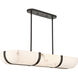 Chalfont 4 Light 42 inch Matte Black Chandelier Ceiling Light