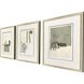 Private Property / Rock Garden Green and Beige and Black and Metallic Framed Art