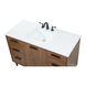 Baldwin 48 X 22 X 34 inch Walnut Brown Vanity Sink Set