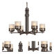 Signature 6 Light 28 inch Antique Bronze Chandelier Ceiling Light