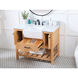 Clement 42 X 22 X 34.13 inch Natural Wood Bathroom Vanity Cabinet