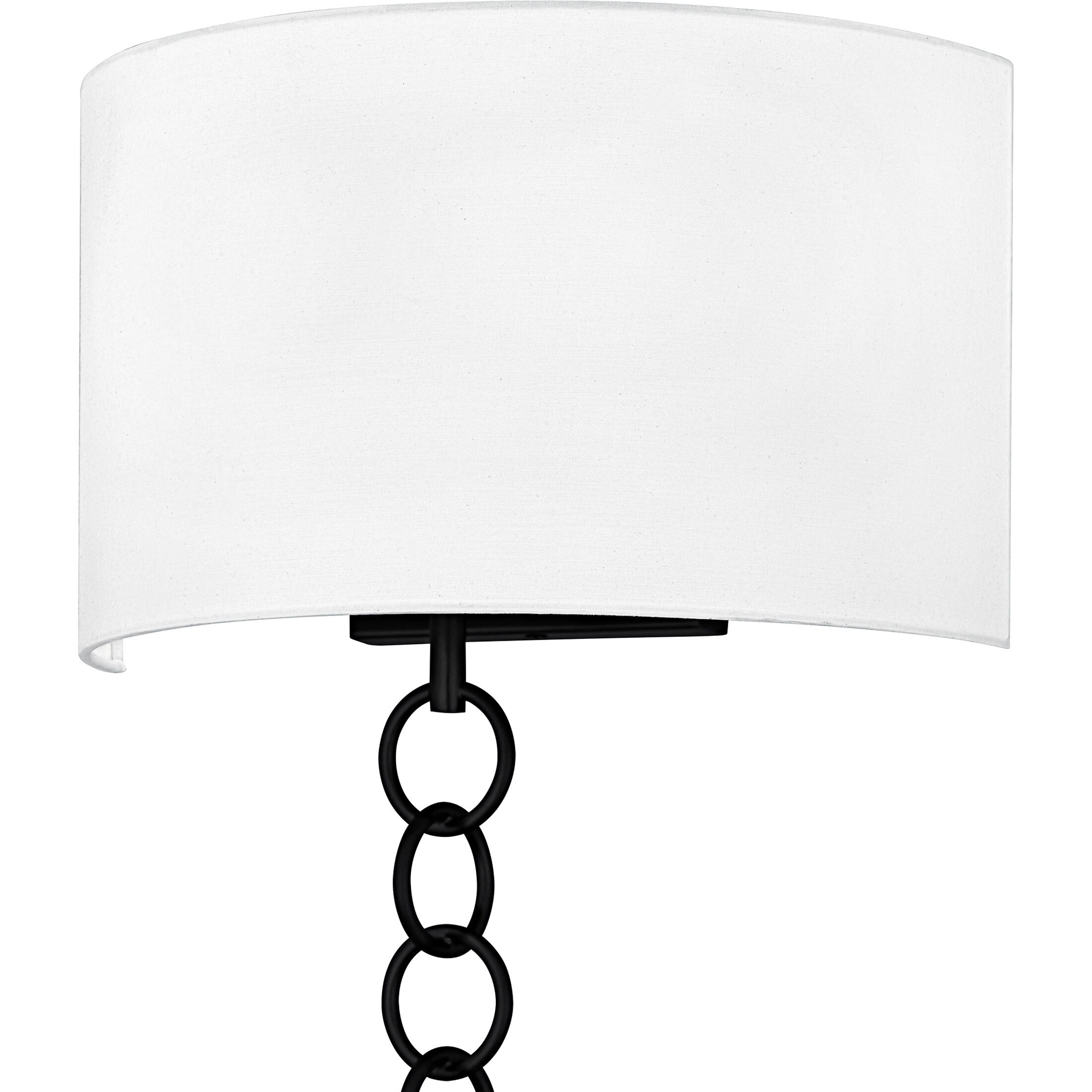 Baynes Wall Sconce Wall Light in Matte Black, Small