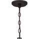 Lisbon 6 Light 26.25 inch Old Bronze Chandelier Ceiling Light