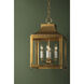 Leigh 4 Light 11 inch Vintage Gold Leaf Pendant Ceiling Light