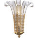 Metropolitan Family Collection Wall Sconce Wall Light in French Gold
